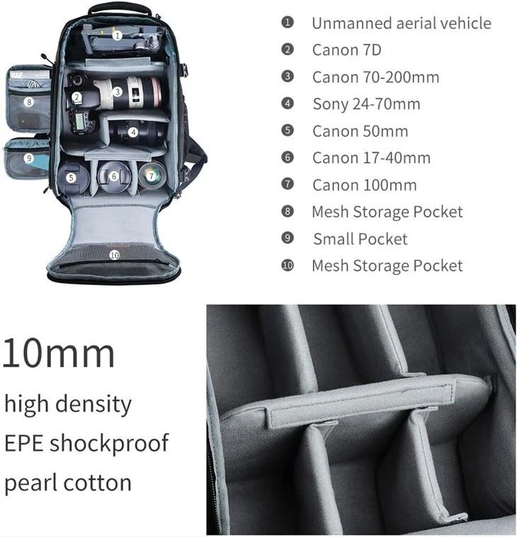Customized Waterproof Camera Bag